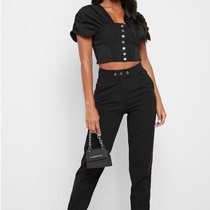 Co-ords set - cropped top and trousers